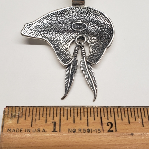 Native American COP Lrg. Brother Bear pendant. - Picture 6 of 6